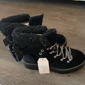 Walmart fur boots